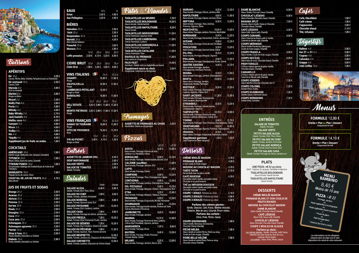 Menu Pizzeria Le Clementi-1